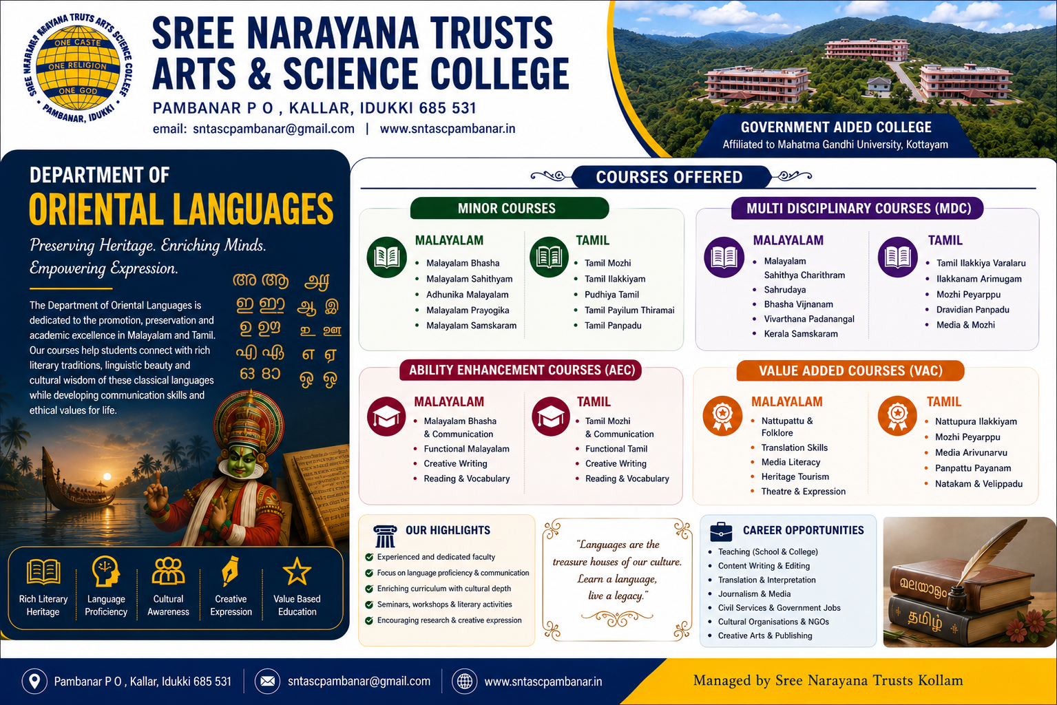 Department of Oriental Languages IMAGE